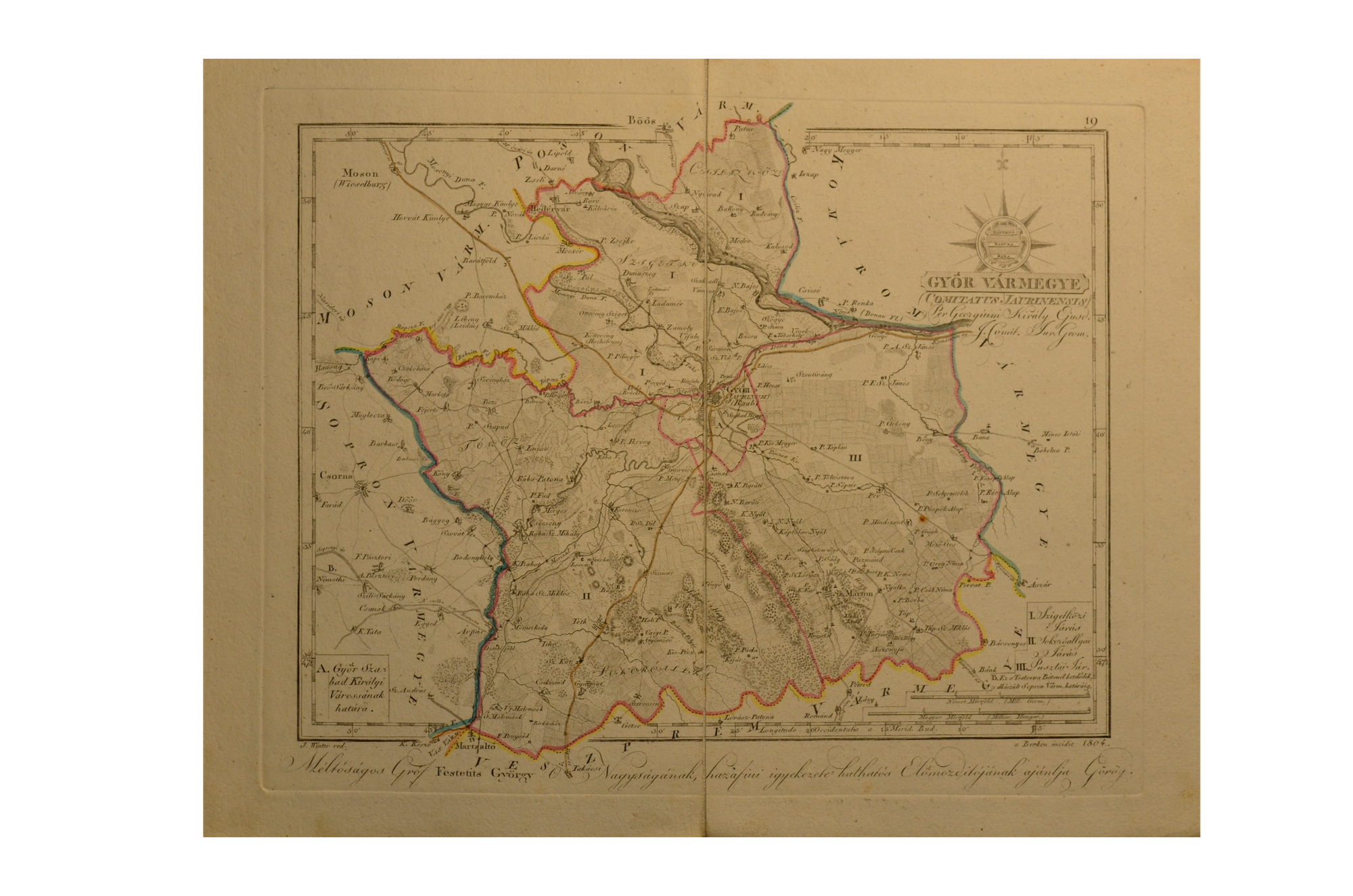 Görög Demeter: Győr Vármegye - Comitatus Jauriensis - Pannonhalma, Hédervár,