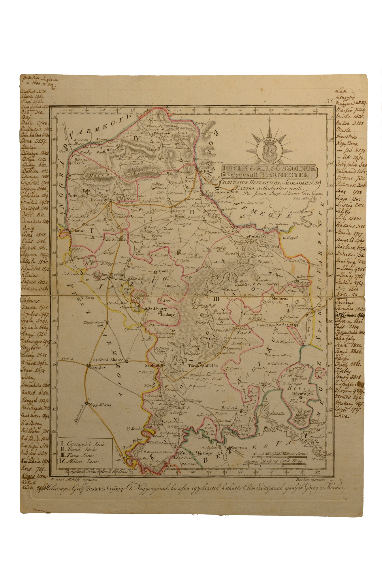 Görög Demeter: Heves és külső-Szolnok Vármegye - Comitatus Hevesiensis et Szolnokiensis , Eger , Pétervásár, Gyöngyös, Jászberény, Karcag, Mezőtúr, Poroszló, Tiszafüred, Hatvan - Pannonhalma, Hédervár,
