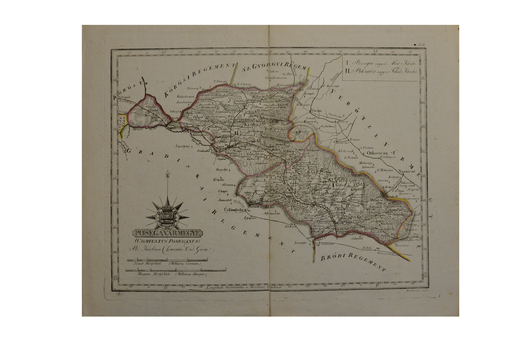 Görög Demeter: Posega Vármegye - Comitatus Poseganus - ( Croatia)