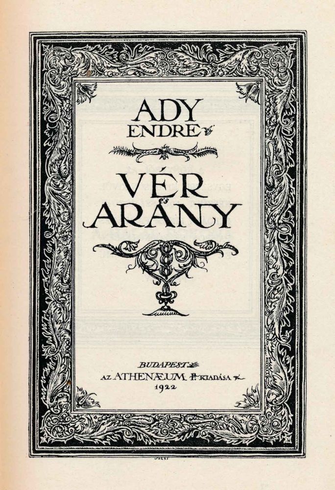 ADY Endre Vér és arany