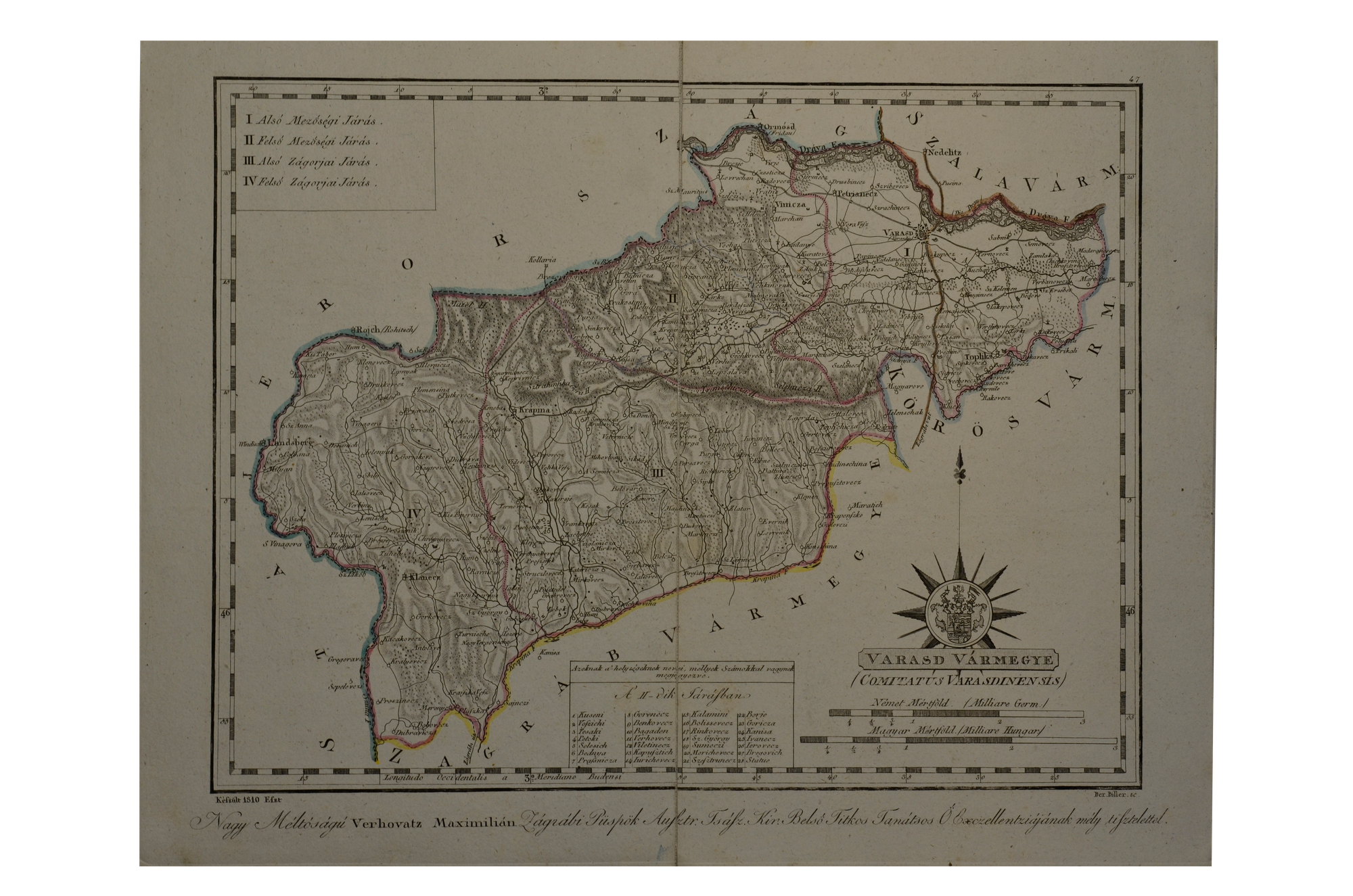 Görög Demeter: Varasd Vármegye - Comitatus Varasdinensis - (Horvátország, Croatia)