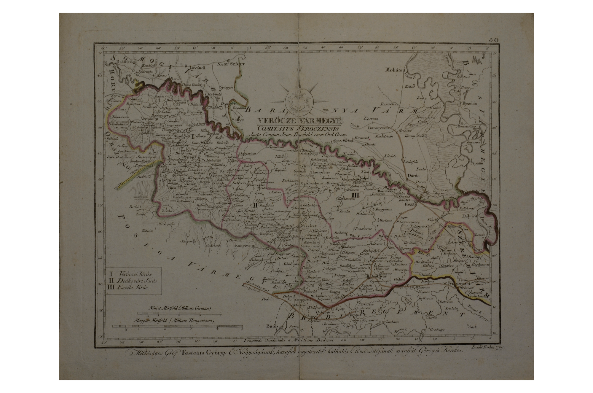 Görög Demeter: Verőcze Vármegye - Comitatus Veröczensis - (Horvátország, Croatia)