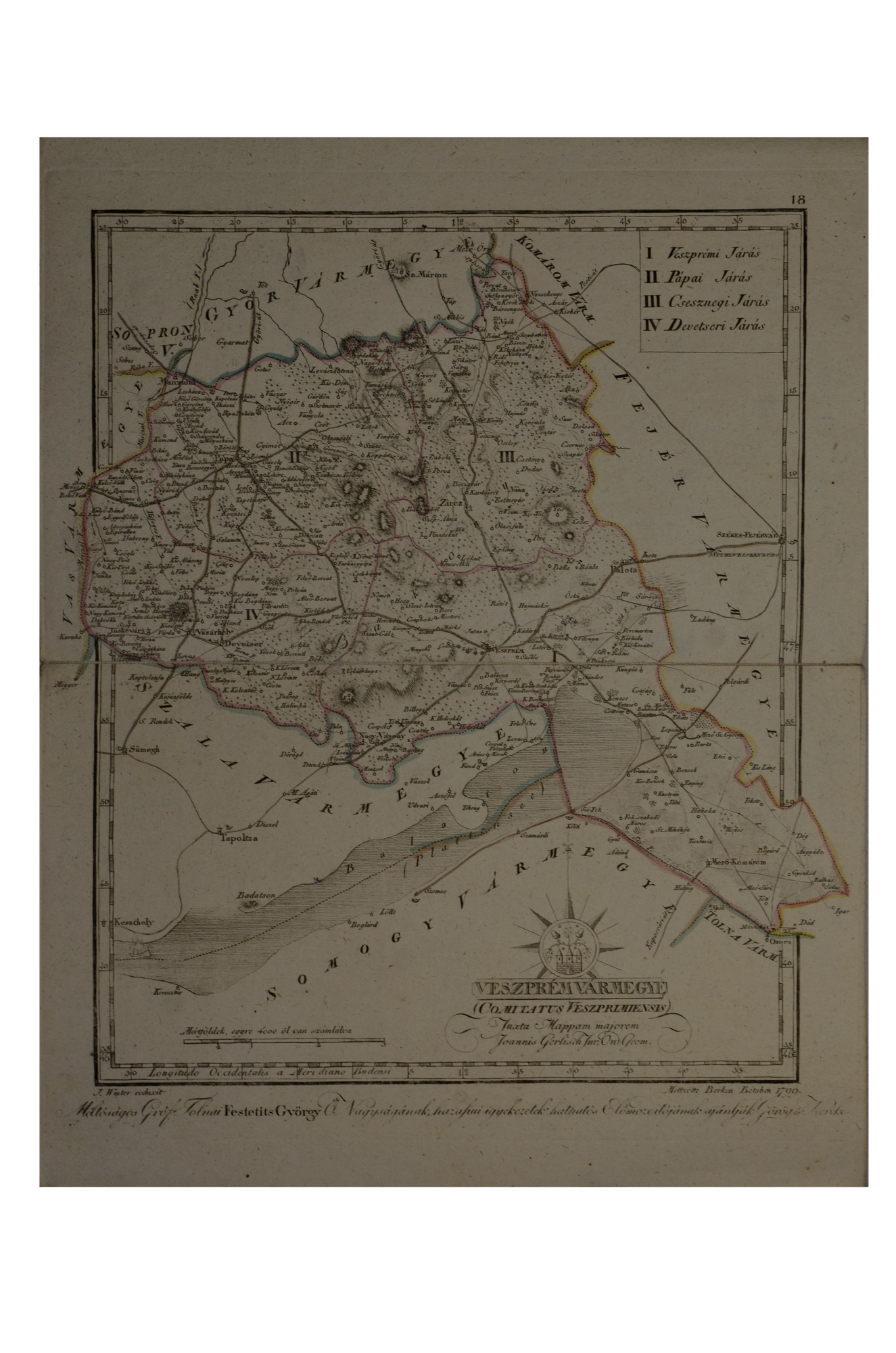 Görög Demeter: Veszprém Vármegye - Comitatus Veszprimiensis - Balaton, Siófok, Devecser, Kenese, Tihany