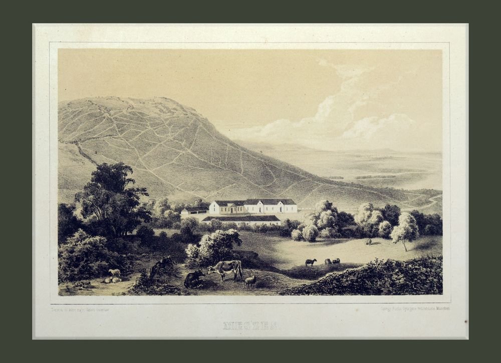 Keleti Gusztáv: (Tokaj-hegyaljai album.)- Meszes látképe