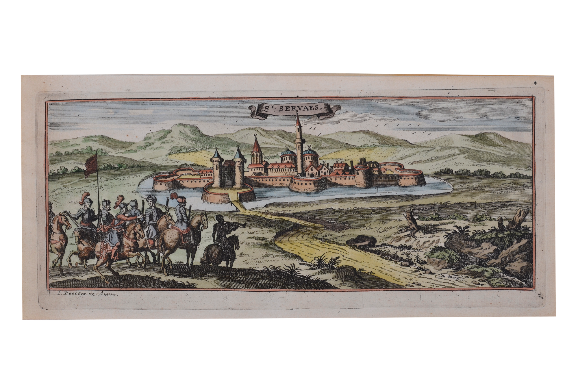 Jacobus Peeters: - St. Servaes - Szarvas látképe