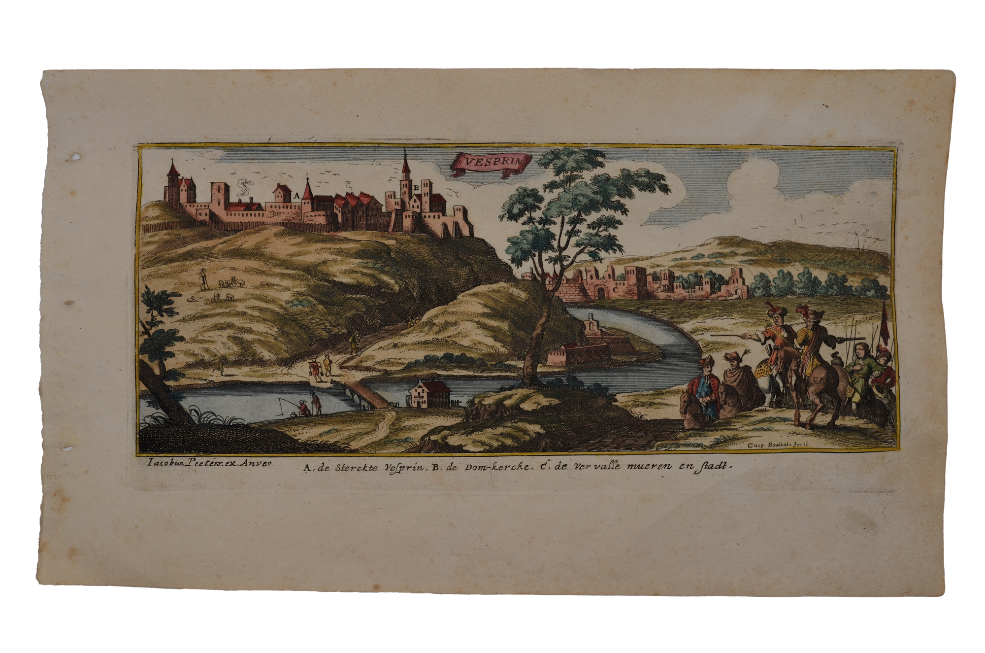 Jacobus Peeters: - Vesprin - Veszprém látképe (Balaton)