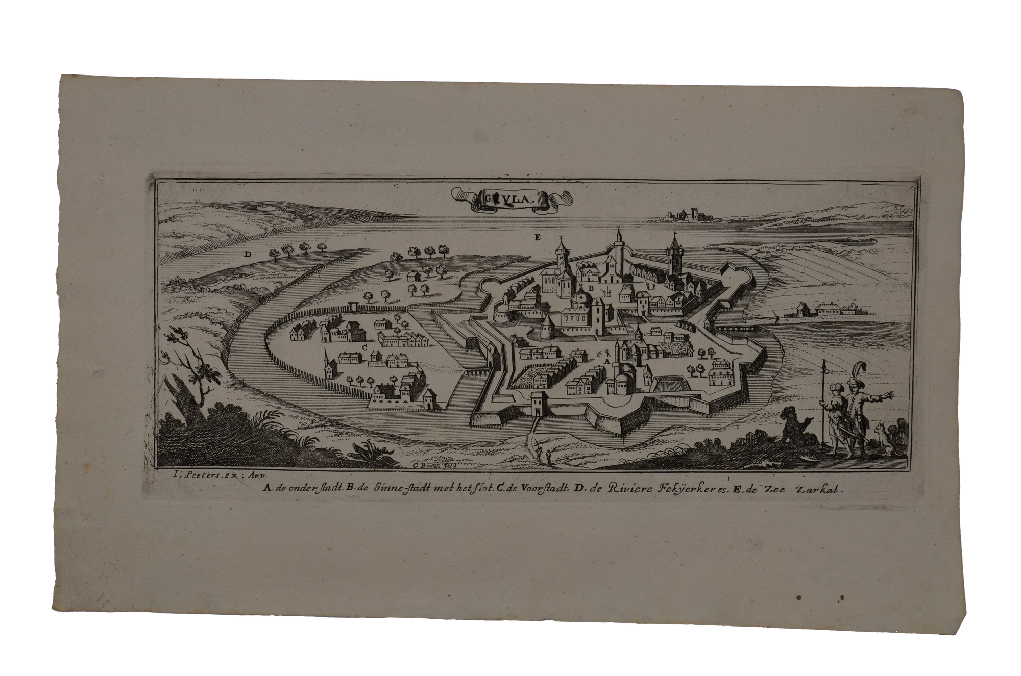 Jacobus Peeters: - Giula - Gyula látképe