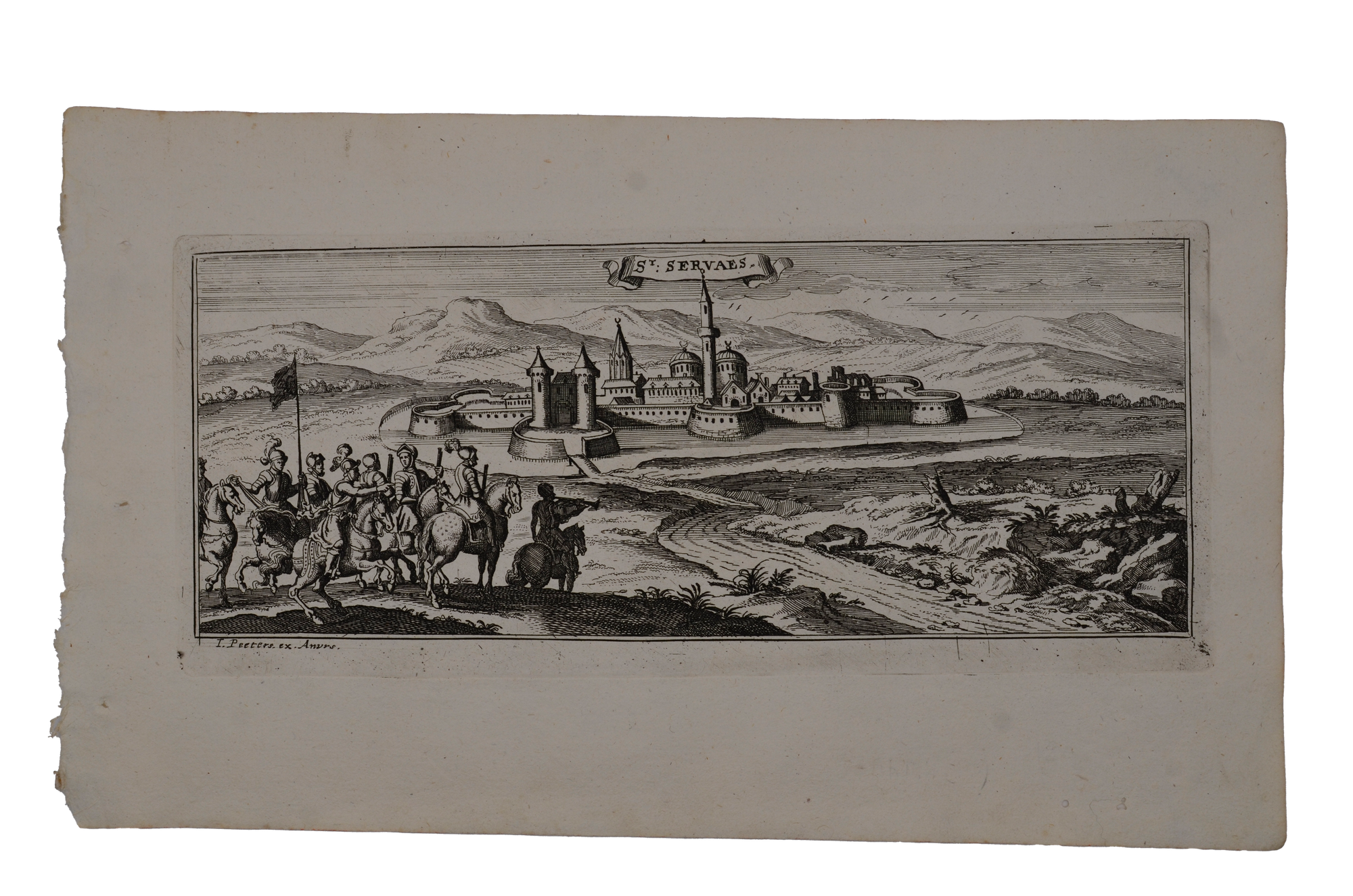 Jacobus Peeters: - St. Servaes - Szarvas látképe