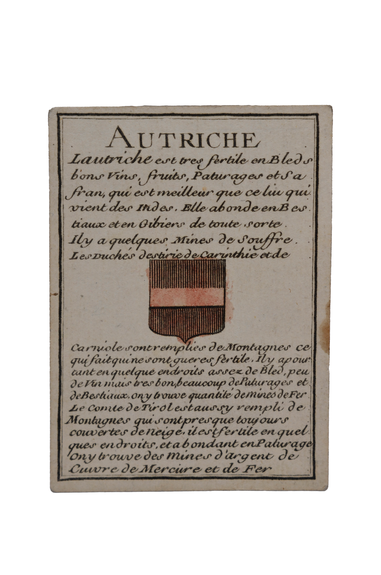 Jean Baptiste Mitoire: Autriche - Österreich
