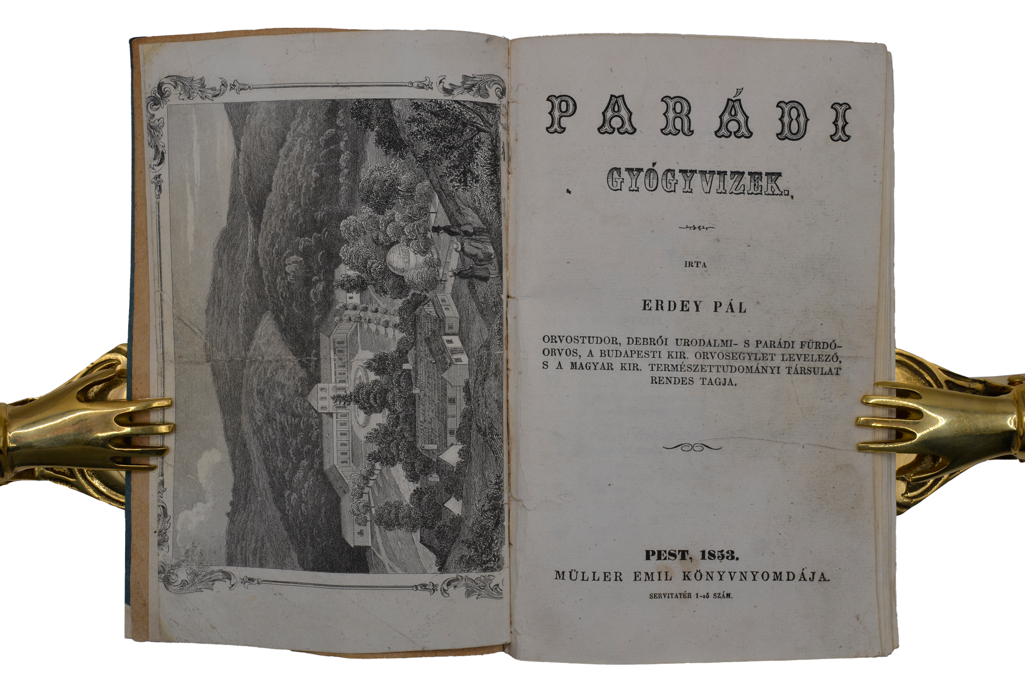 Erdey Pál: Parádi gyógyvizek