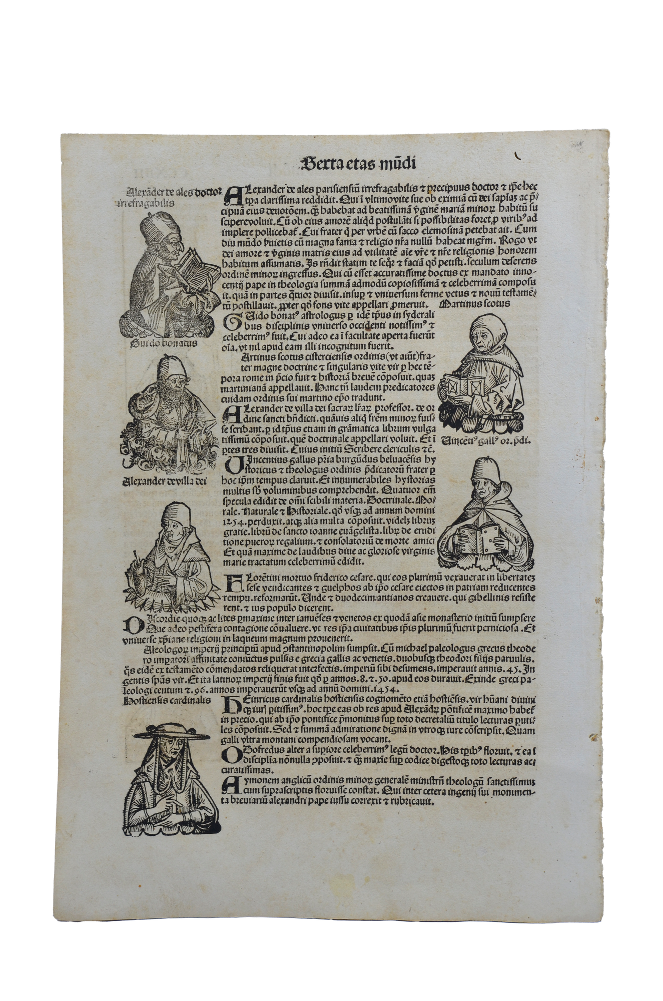 Hartmann Schedel: Liber Chronicarum CCXIIII. - Szent Bonaventura -
