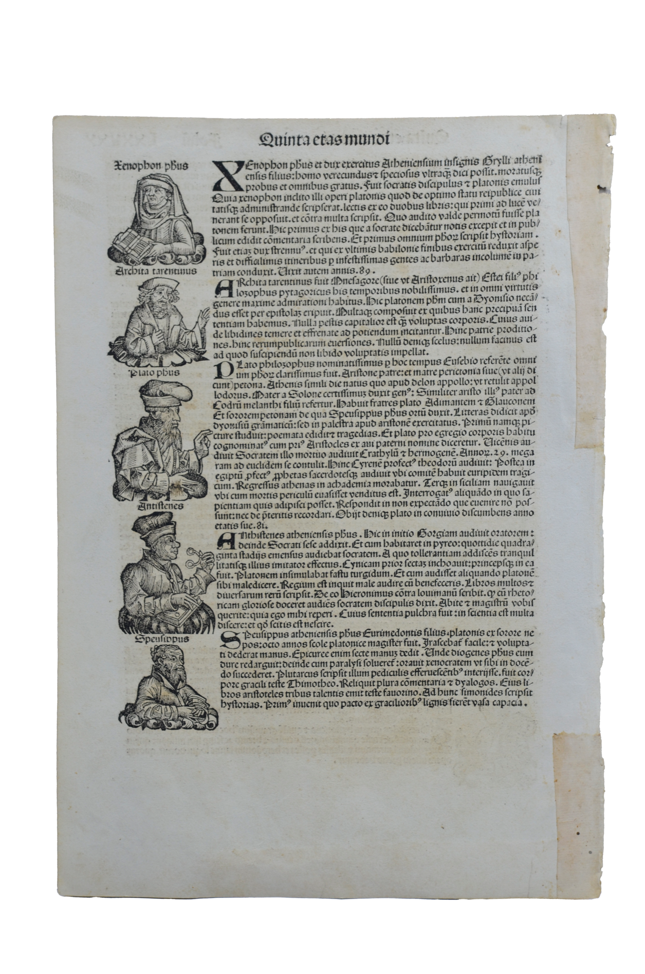 Hartmann Schedel: Liber Chronicarum LXXIII. - Hippokratész -