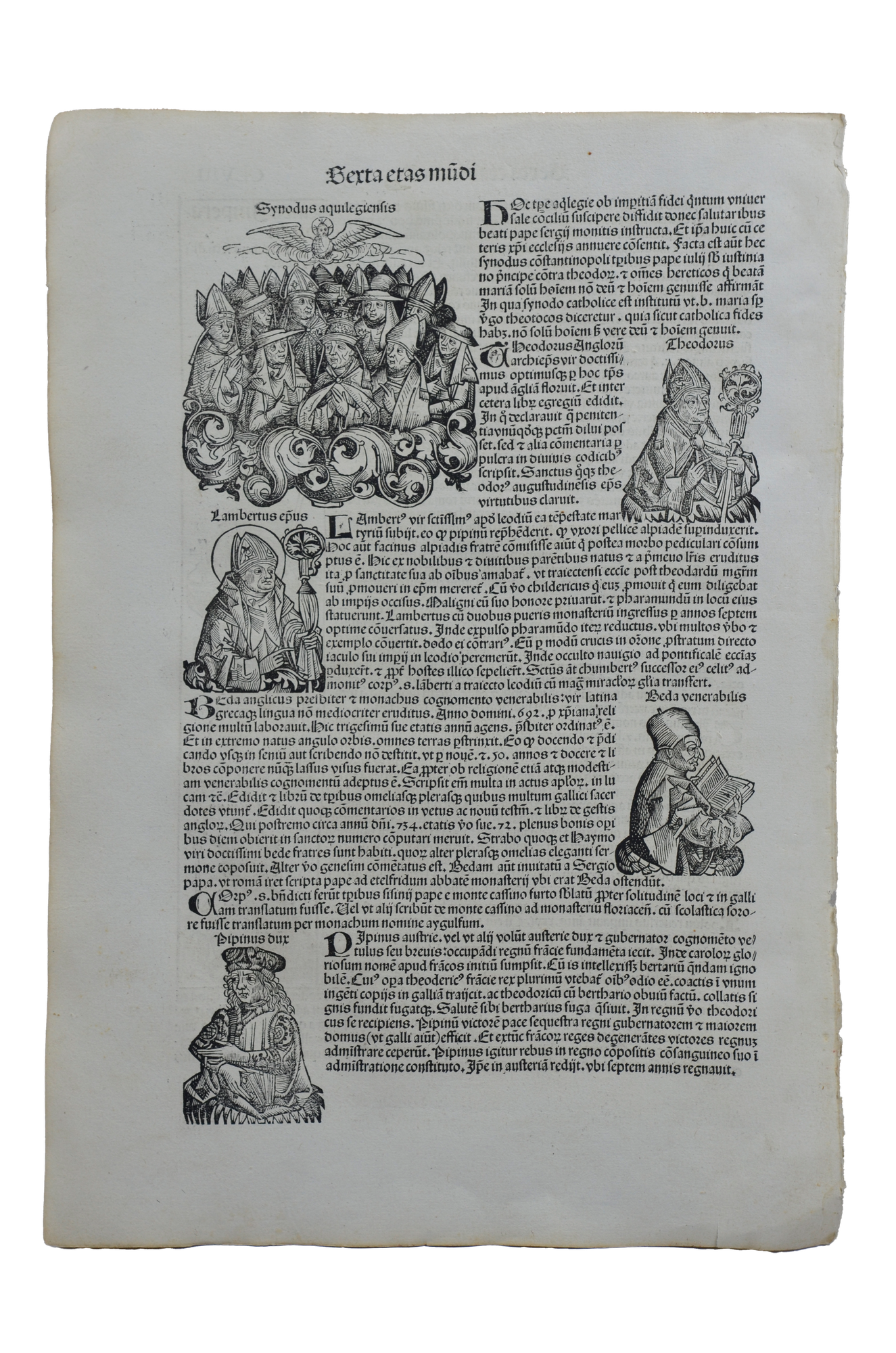 Hartmann Schedel: Liber Chronicarum CLVIII. - Aquileiai zsinat -