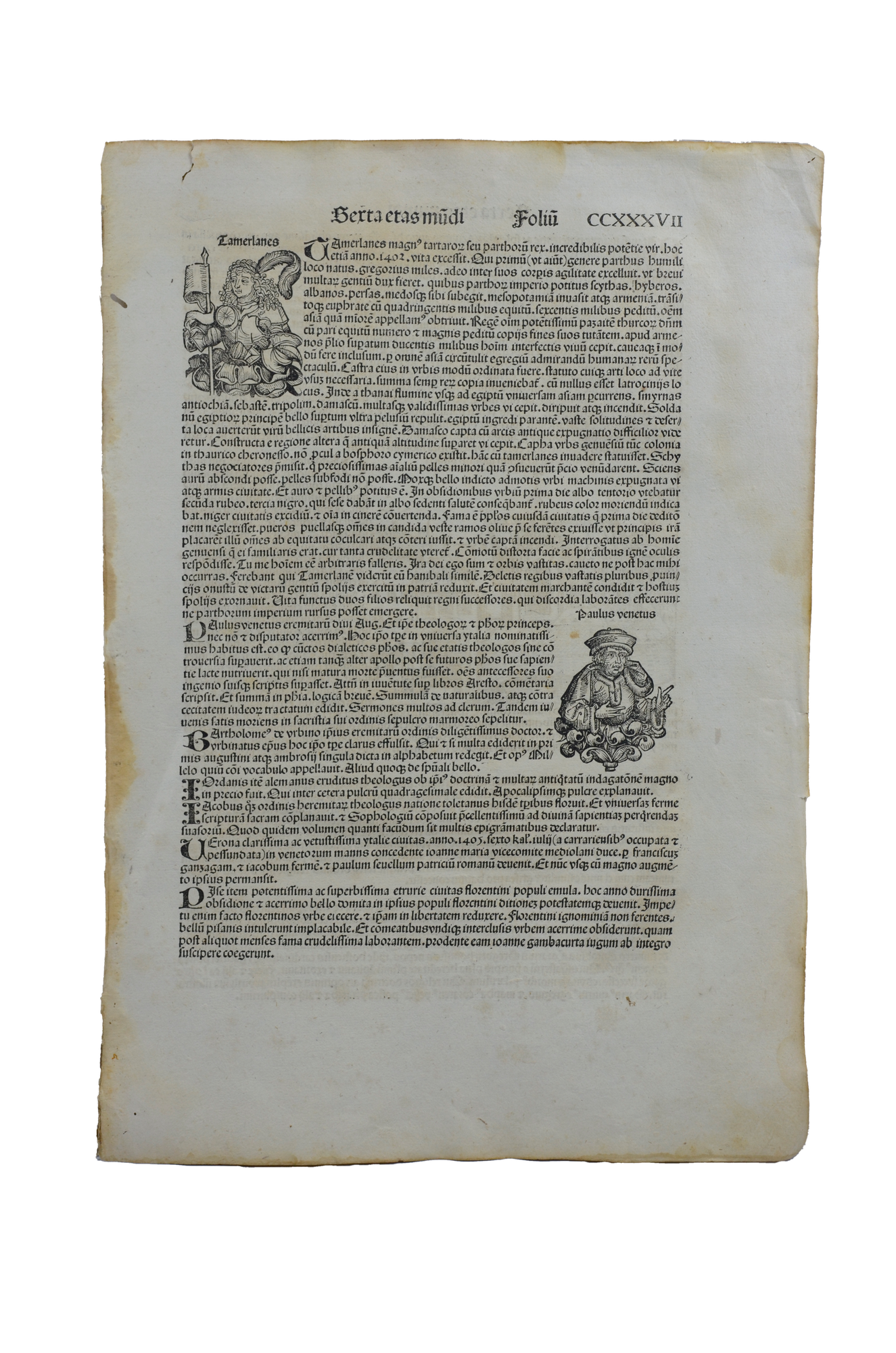 Hartmann Schedel: Liber Chronicarum CCXXXVII. - Montis Oliveti kolostor -