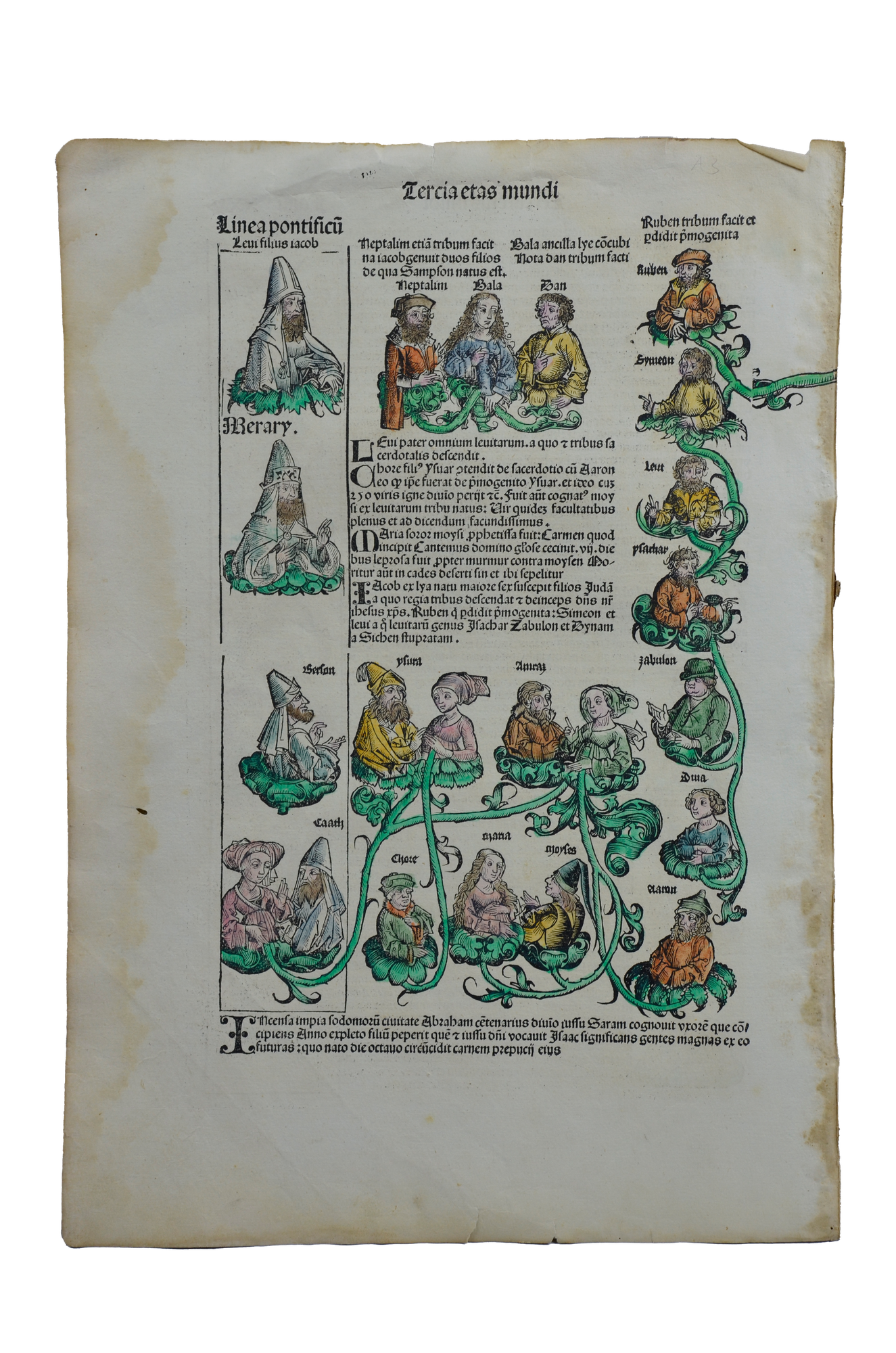 Hartmann Schedel: Liber Chronicarum XXV. - Jákob törzsének leszármazottai -