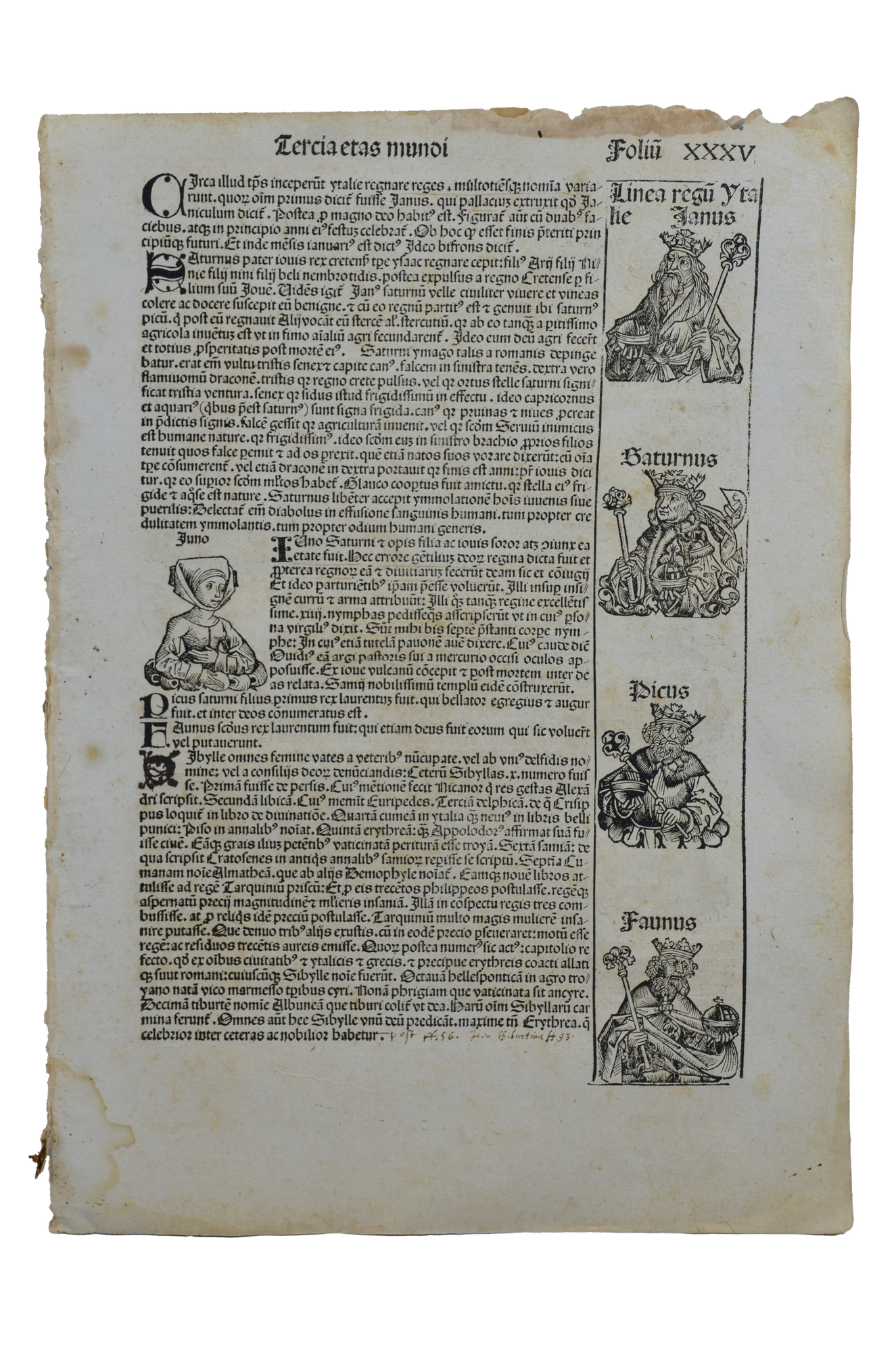 Hartmann Schedel: Liber Chronicarum XXXV. - Ókori Jósnők -
