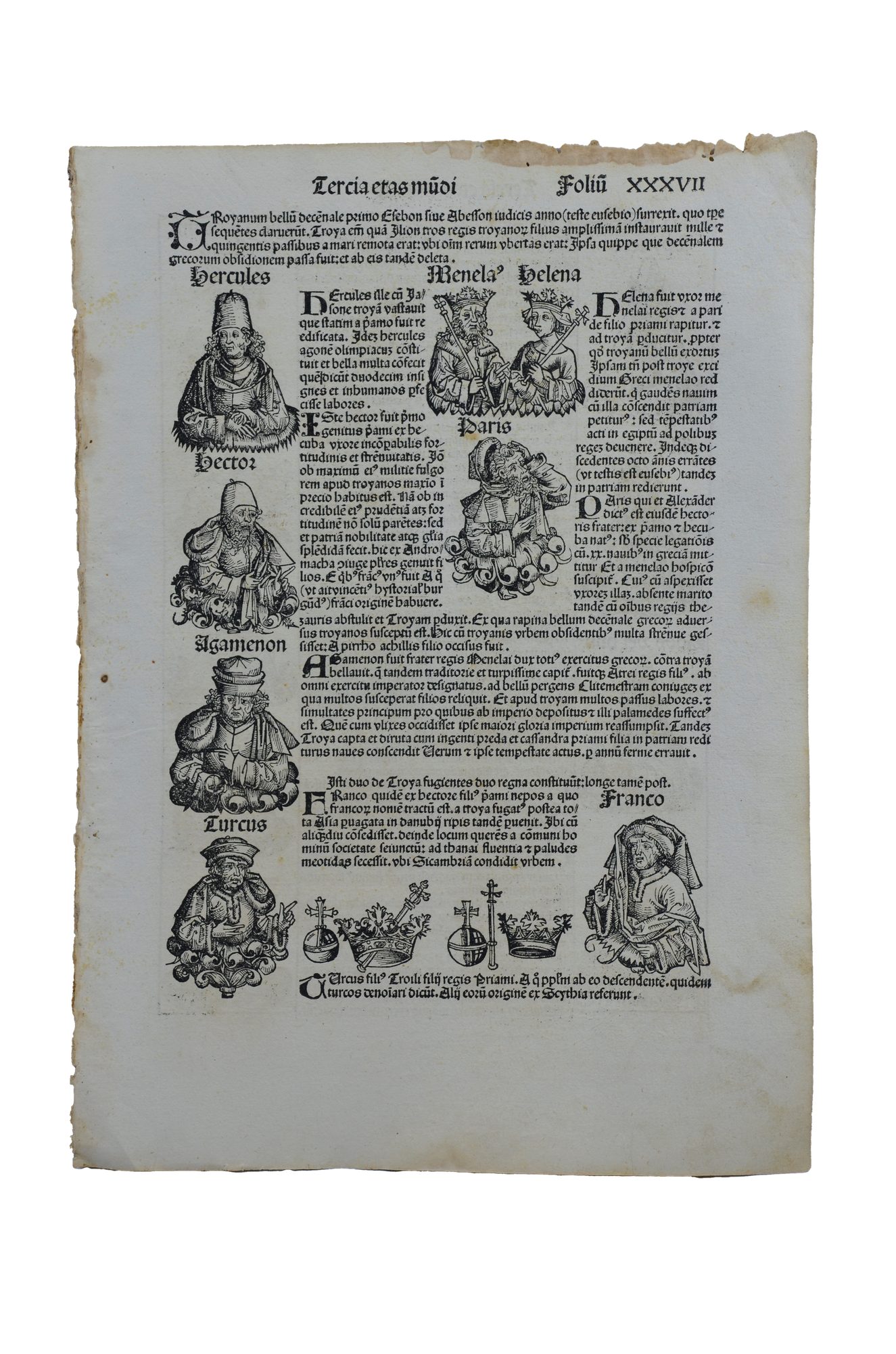 Hartmann Schedel: Liber Chronicarum XXXVII. - Herkules -