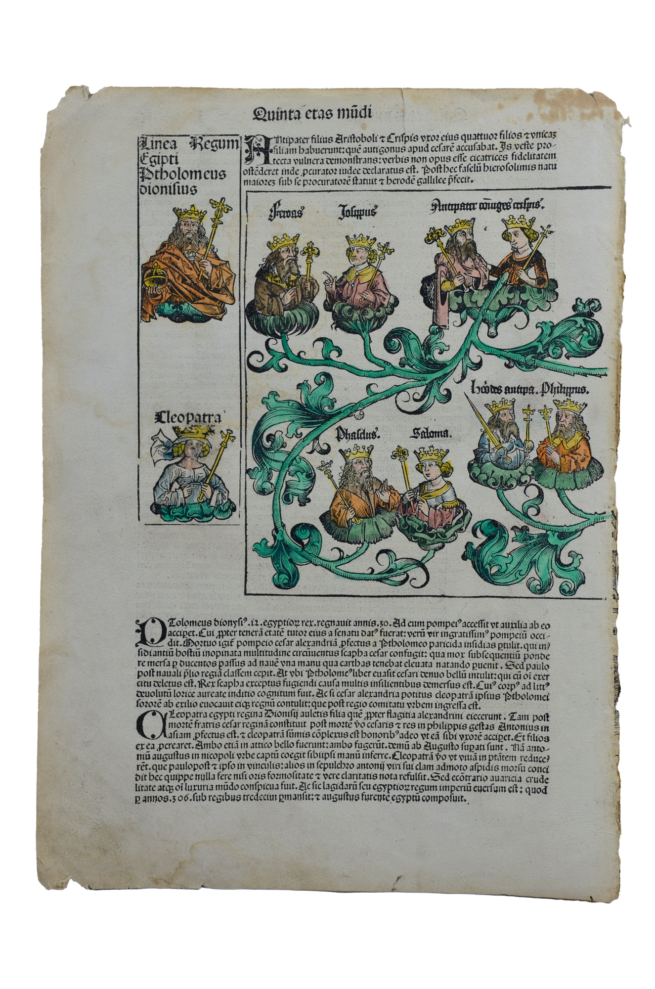 Hartmann Schedel: Liber Chronicarum LXXXIX. - Marcus Tullius Cicero -