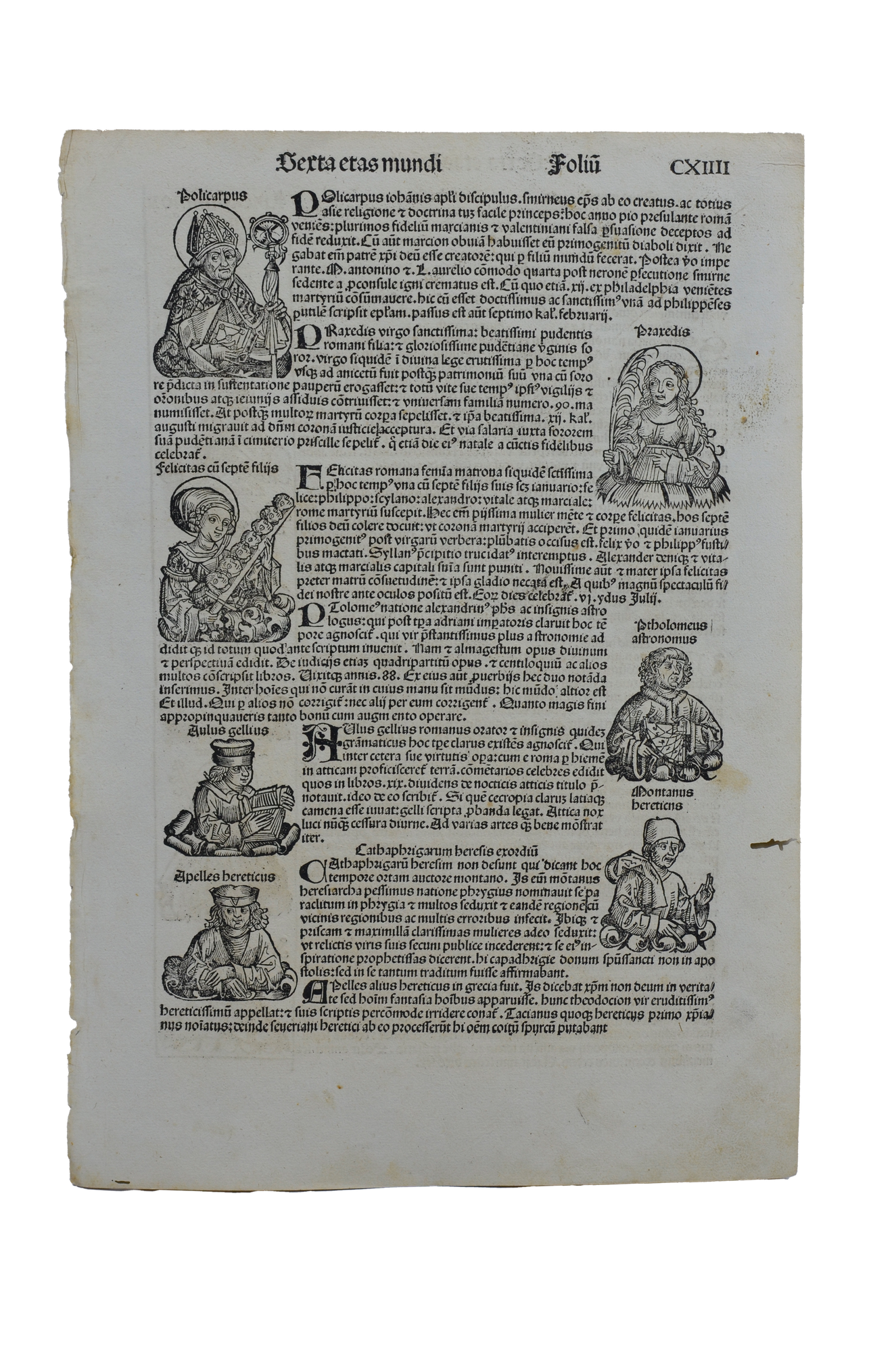 Hartmann Schedel: Liber Chronicarum CXIIII.