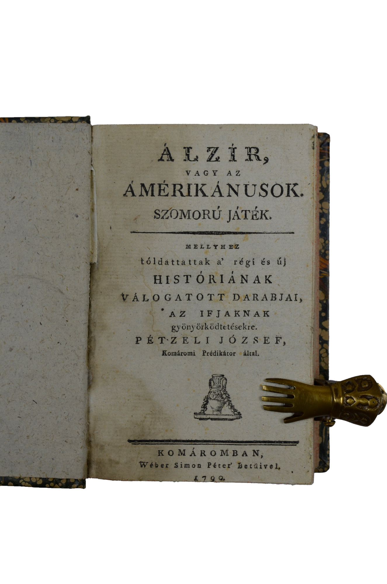 Voltaire: Álzír, vagy az Ámérikánusok. Szomorú játék