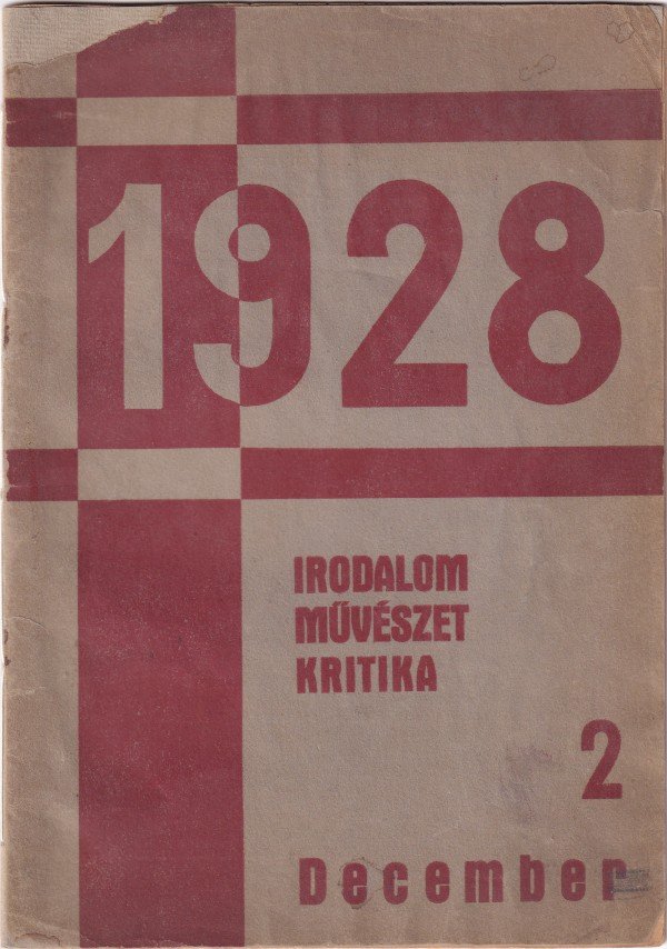 1928. Irodalom, művészet, kritika. December hó. 2. szám.