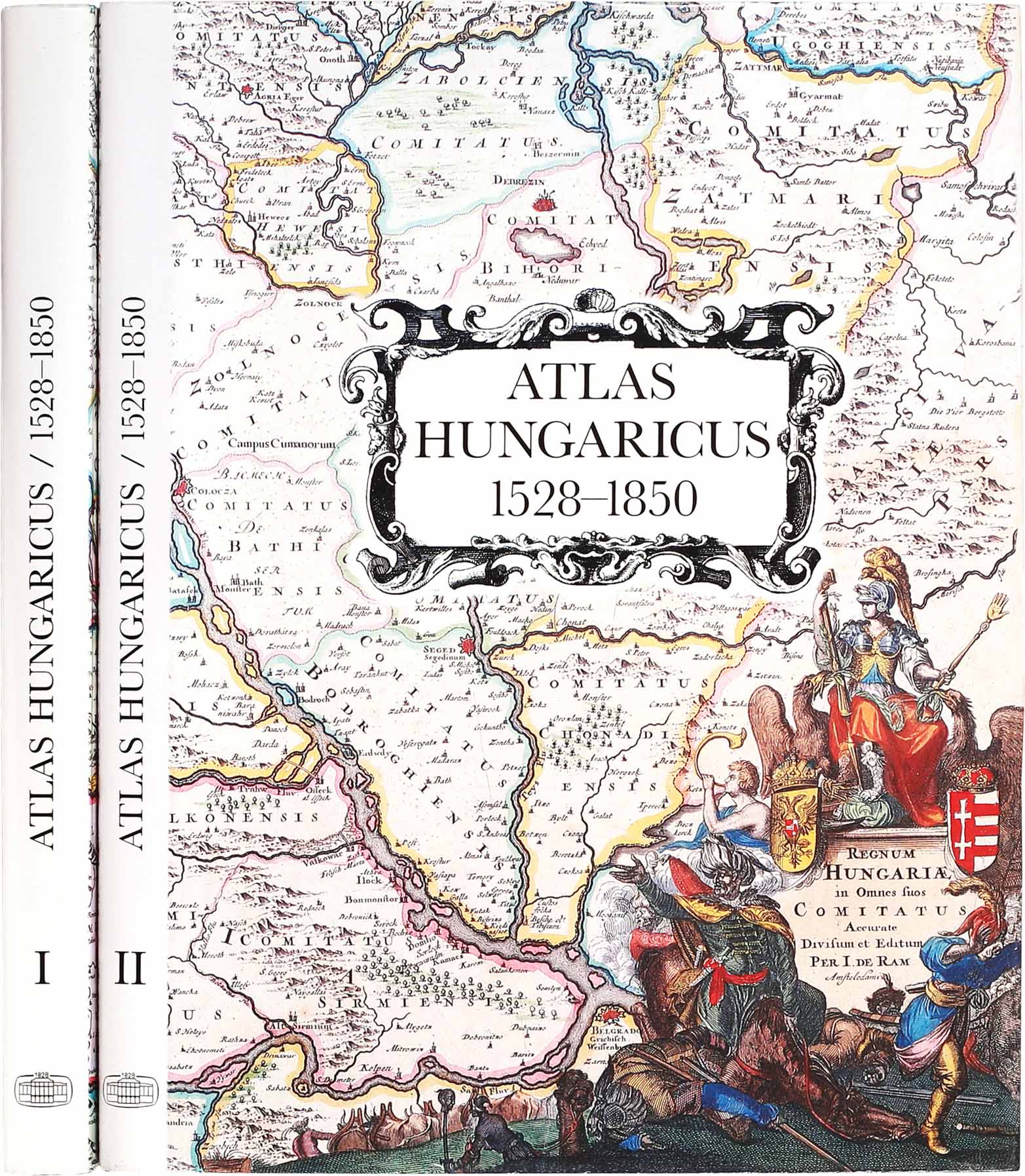 SZÁNTAI LAJOS: Atlas Hungaricus. Magyarország nyomtatott térképei 1528–1850 I-II.