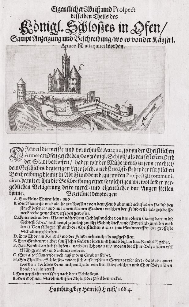 Eigentlicher Abriss und Prospect desselben Theils des königl. Schlosses Ofen