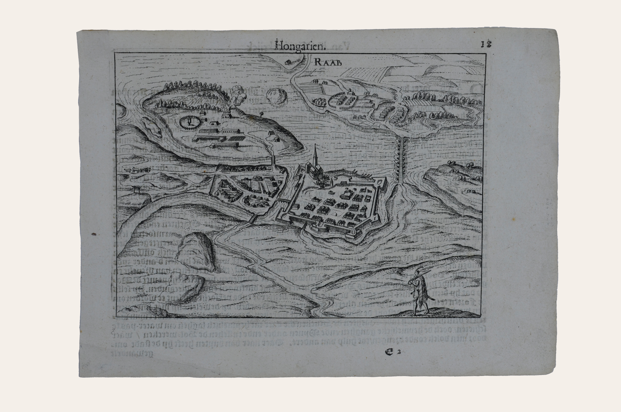 Petrus Bertius: Hongarien - Raab
