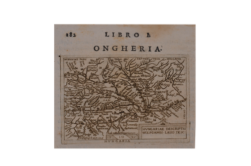 Ortelius: Hungariae Descriptio Wolfgango Lasio Desc: