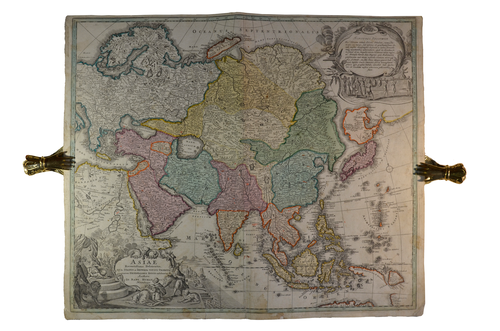 Iohann Baptist Homann: Asiae Recentissima Delineatio...