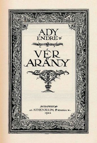ADY Endre Vér és arany