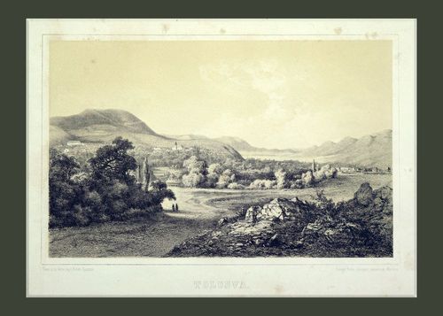 Keleti Gusztáv: (Tokaj-hegyaljai album.)- Tolcsva látképe