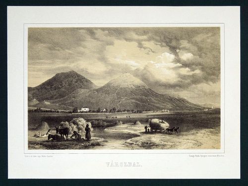Keleti Gusztáv: (Tokaj-hegyaljai album.)- Vároldal látképe a Tisza és Bodrog találkozásánál