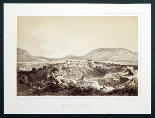 Keleti Gusztáv: (Tokaj-hegyaljai album.)- Erdő-bénye látképe