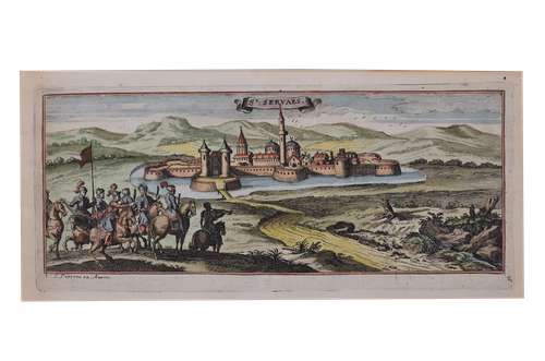 Jacobus Peeters: - St. Servaes - Szarvas látképe