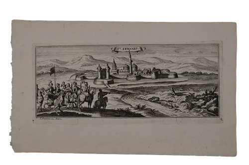 Jacobus Peeters: - St. Servaes - Szarvas látképe