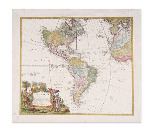 Homann Heredibus: Americae Mappa generalis