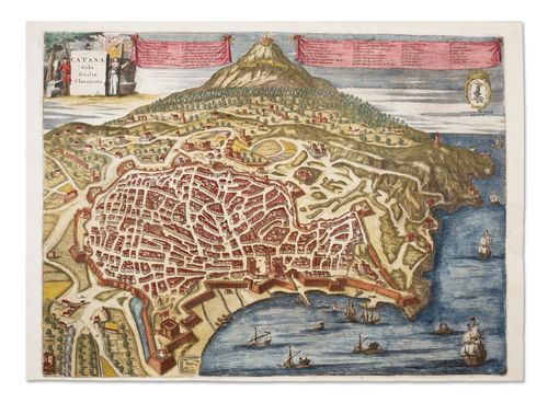 Van der Aa: Catana Urbs Siciliae clarissima