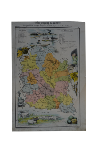 Hátsek Ignác: Bács-Bodrog vármegye - Baja, Szabadka, Zombor