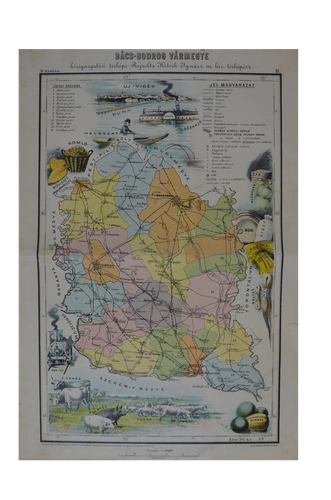 Hátsek Ignác: Bács-Bodrog vármegye - Baja, Szabadka, Zombor