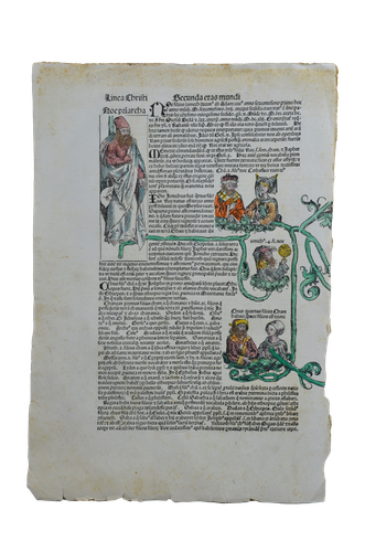 Hartmann Schedel: Liber Chronicarum XIII. - Noé -