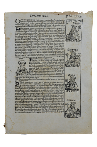 Hartmann Schedel: Liber Chronicarum XXXV. - Ókori Jósnők -