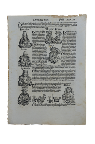 Hartmann Schedel: Liber Chronicarum XXXVII. - Herkules -
