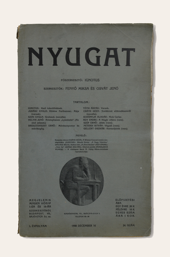 Nyugat I. évfolyam 24. szám