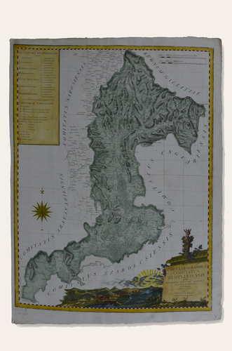 Tabula Geographica Comitatus Zempliniensis