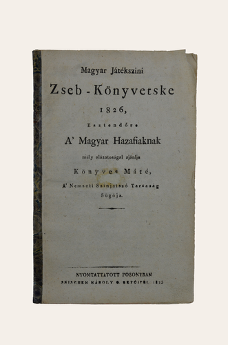 Magyar Játékszini Zseb-Könyvetske