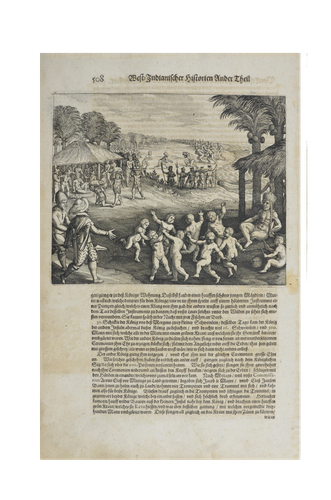 Matthäus Merian: NATIVE KING'S BANQUET