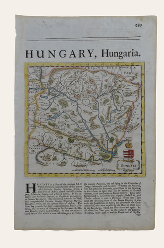 Hermann Moll: Hungary, Hungaria