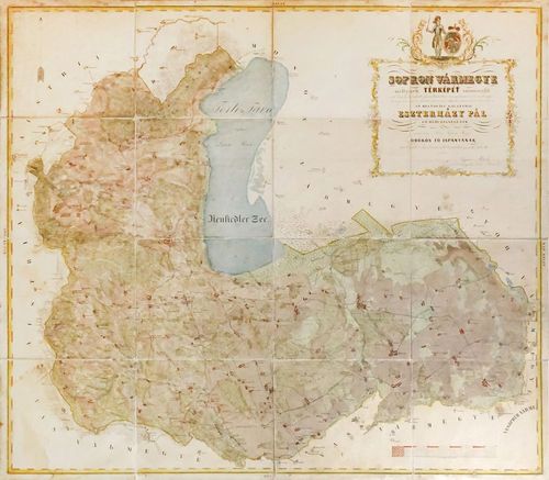 Vágner Mihály: Sopron vármegye térképe 1844.