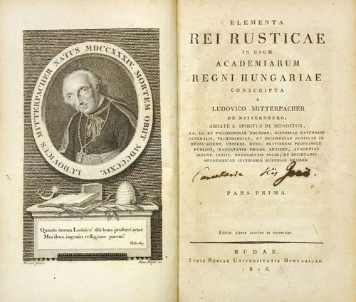 Mitterpacher, Ludovico [Lajos]: Elementa Rei Rusticae in usum Academiarum Regni Hungariae